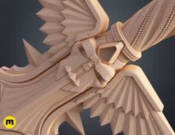 Dark Angels Power Sword 3d model