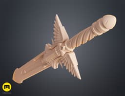 Dark Angels Power Sword 3d model