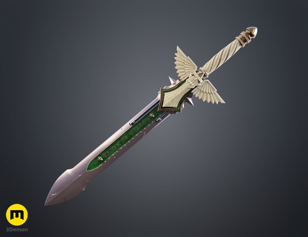 Dark Angels Power Sword 3d model