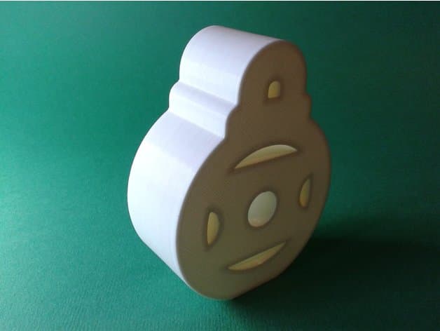 Christmas ball (with a flat) nestable box (v1) 3d model