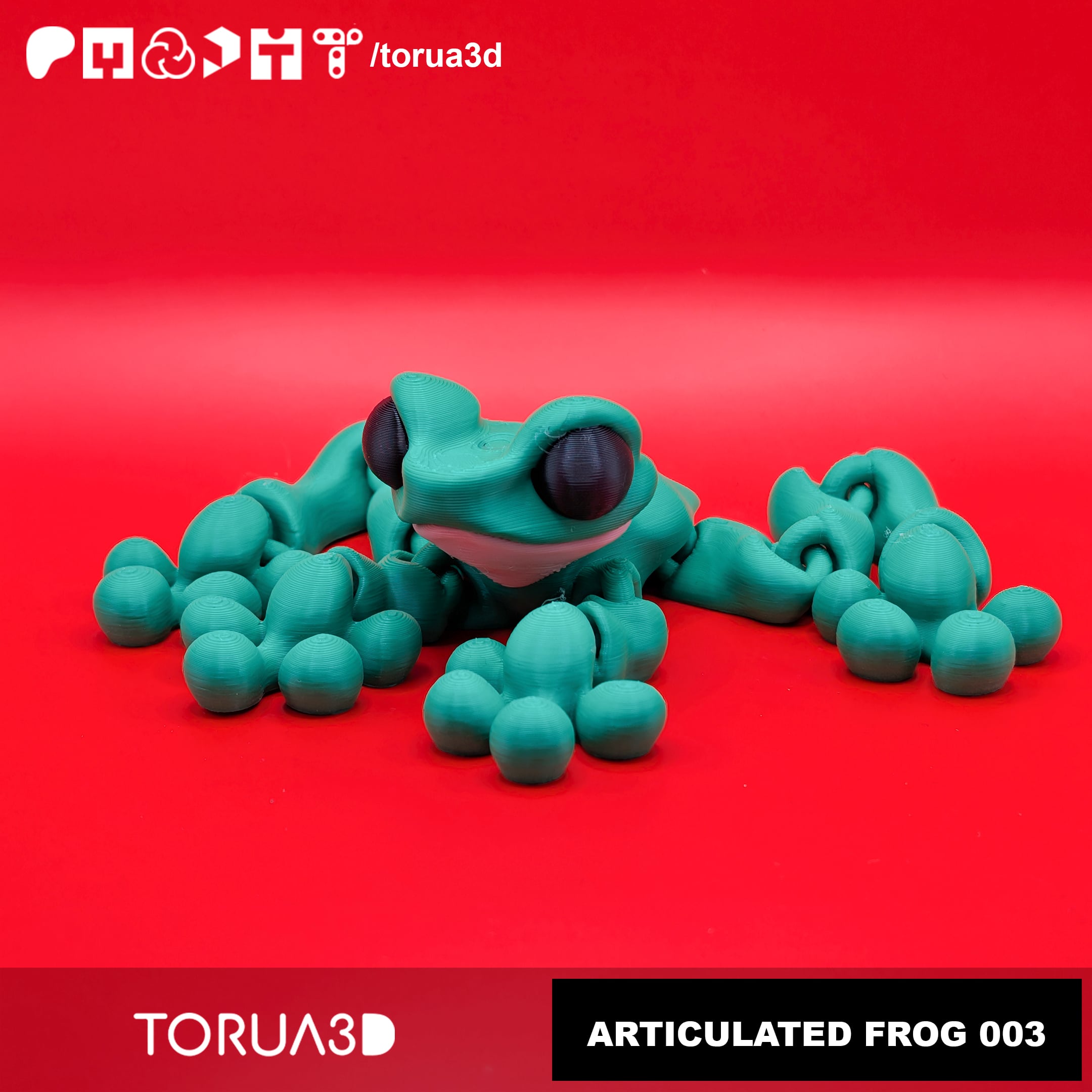 Articulated Frog 003 3d model