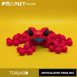 Articulated Frog 003 3d model