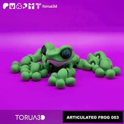 Articulated Frog 003 3d model