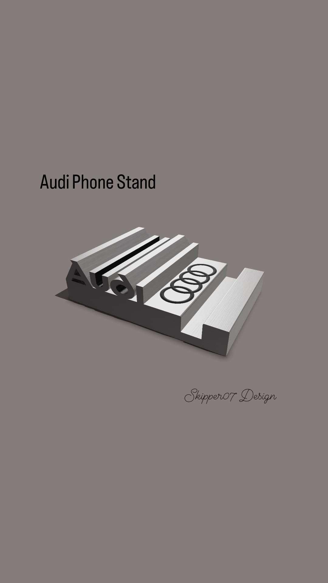 Audi Phone Stand 3d model