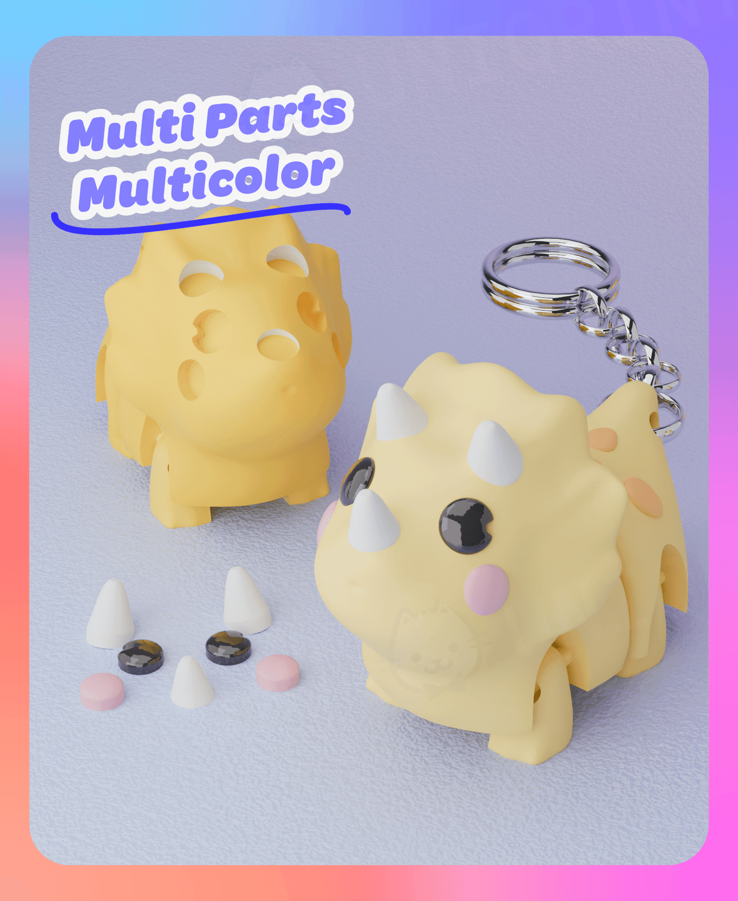 Separated Parts 3d model