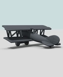 1:144 Pfalz D.XII 3d model