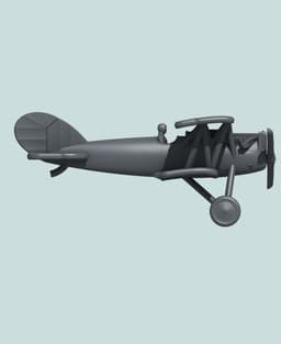 1:144 Pfalz D.XII 3d model