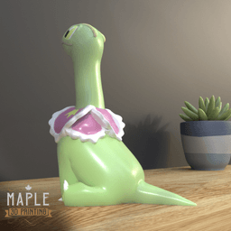 154. Meganium - Ornamental & Basic 3d model