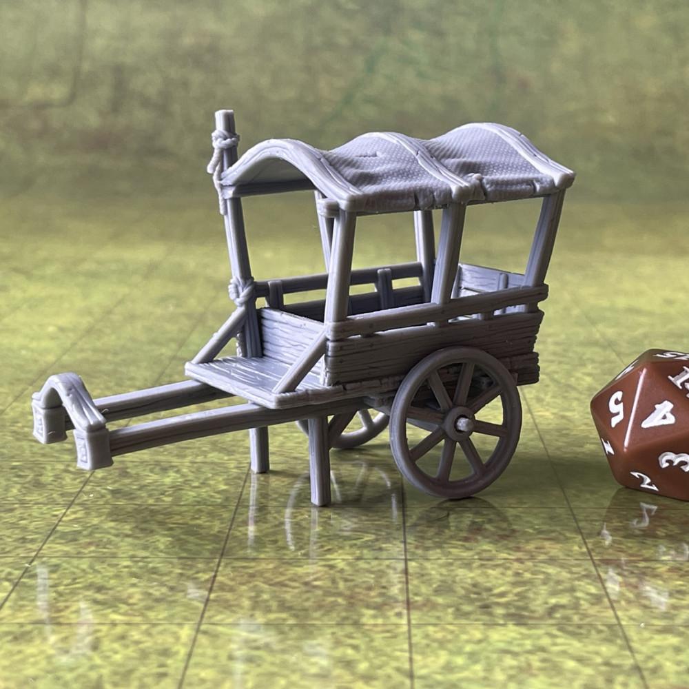 Merchant's Covered Cart 3d model