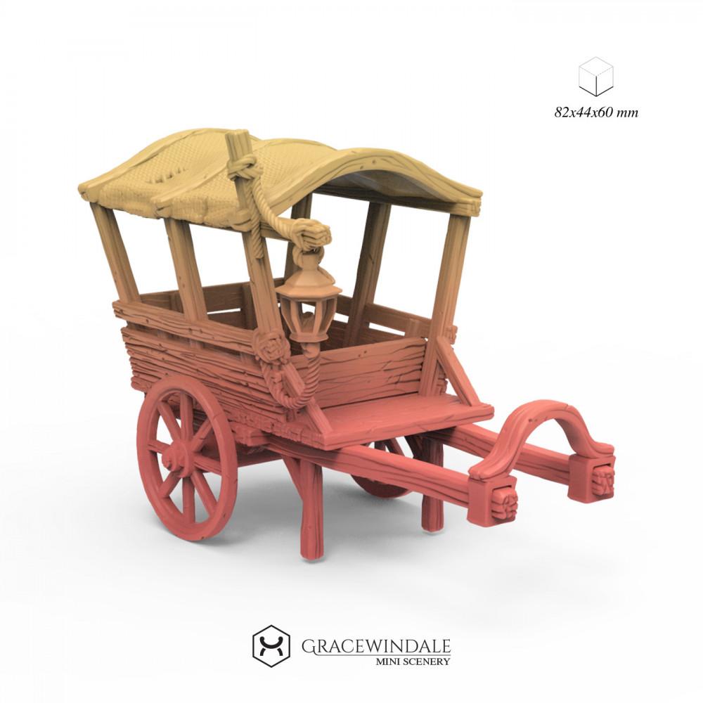 Merchant's Covered Cart 3d model