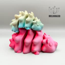 M3D - Flexi Baby Hedgehog (revised) 3d model