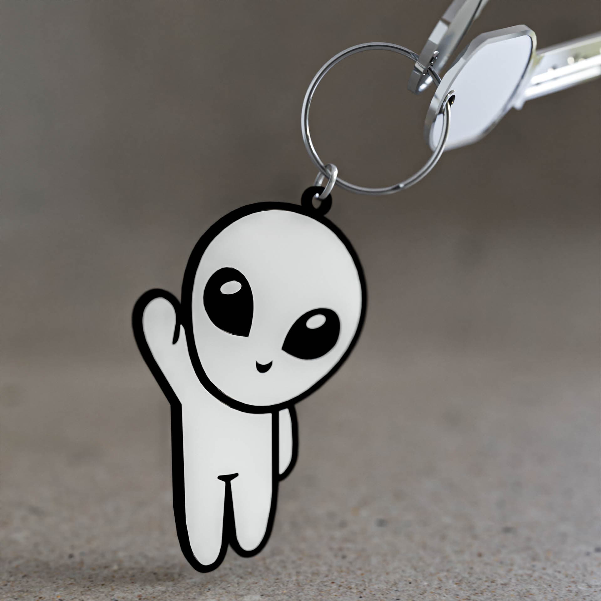 Alien Keychain 3d model
