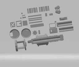 FHW Riveter Rifle Cosplay Toy 3d model