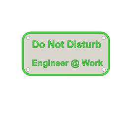Wall piece for Engineers 3d model
