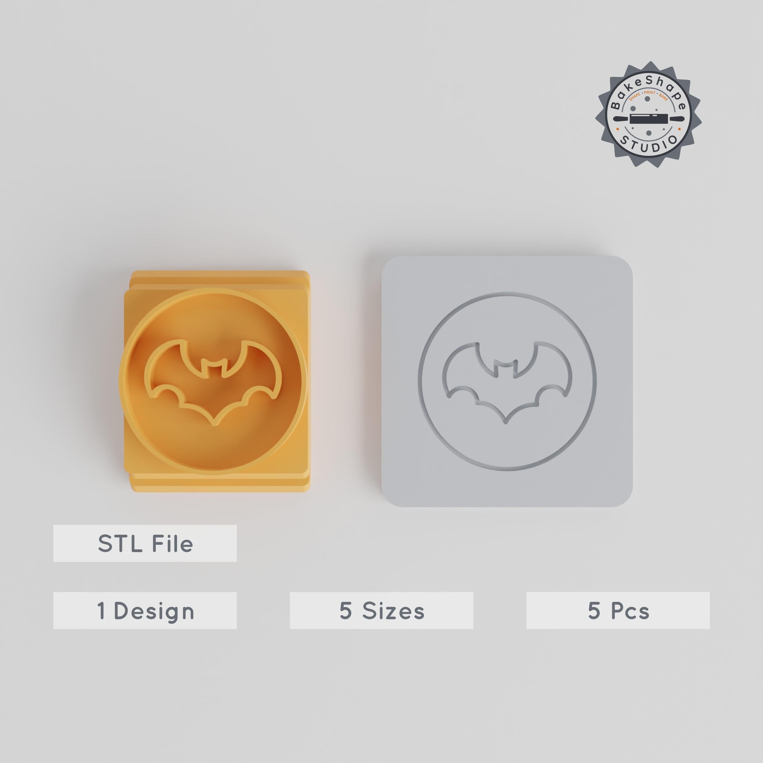 Halloween Stamp Tile Set, 5 Sizes, Perfect for Clay, Cookies & Fondant PRODUCT_4072 3d model