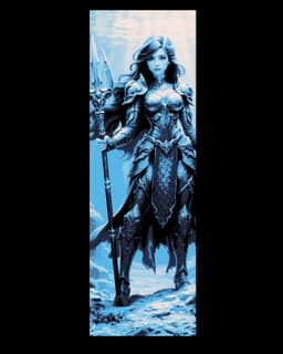 Princess Ariel has had enough and has changed her outfit to Defend her People - Set of bookmarks 3d model