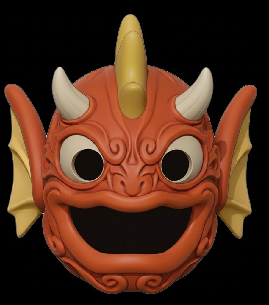 Magikarp Somen Mask 3d model