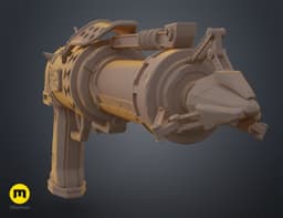 Jinx Arcane season 2 Pistol 3d model