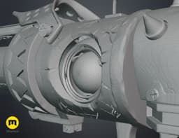 Jinx Arcane season 2 Pistol 3d model