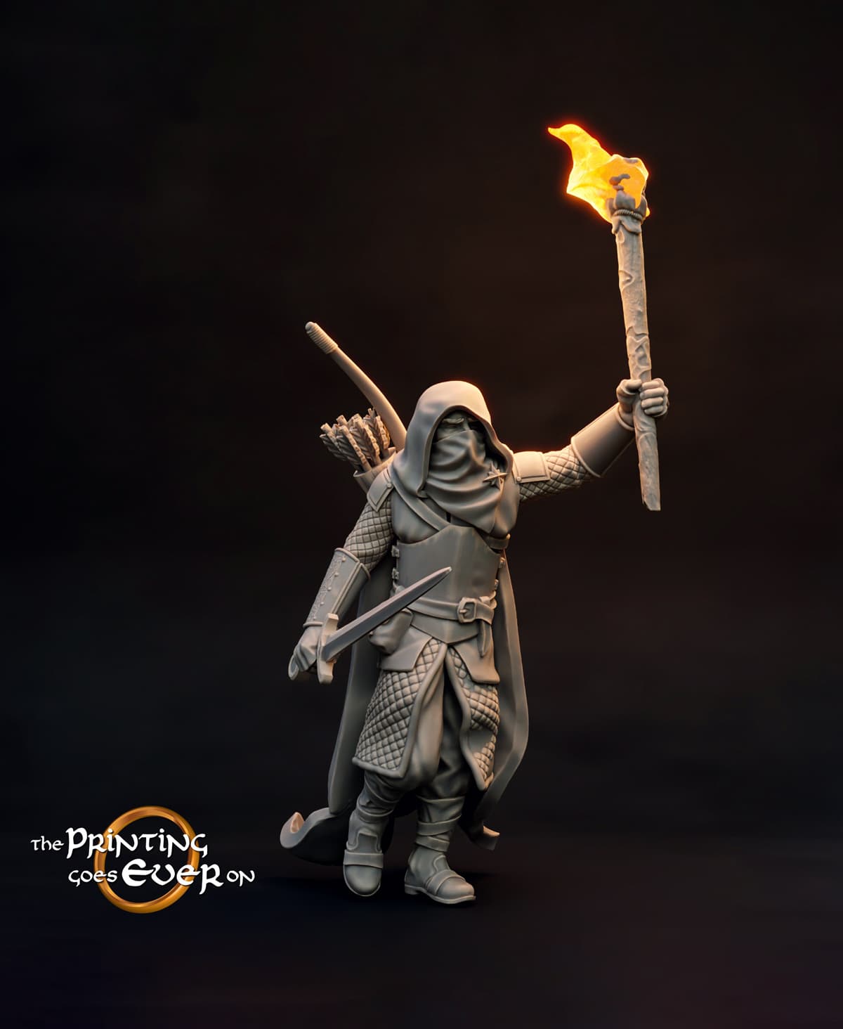 Ranger with Sword - A 3d model