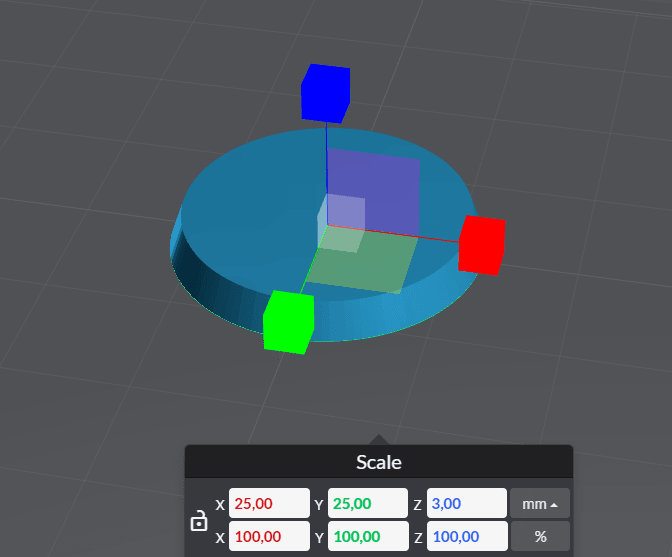 25MM BASE - ROUND - MAGNETIZABLE - HOLLOW 3d model