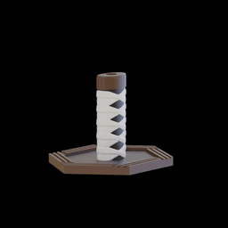 Tomioka Sword Soda Cup Topper 3d model