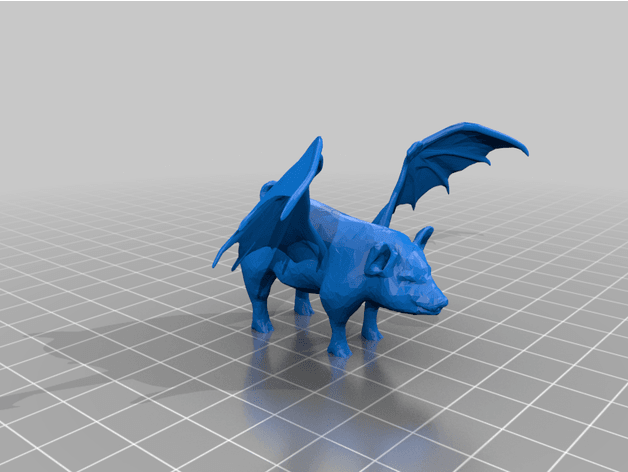 Piggy bat 3d model