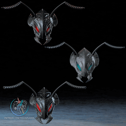 Ant King Helmet 3D printer STL File 3d model
