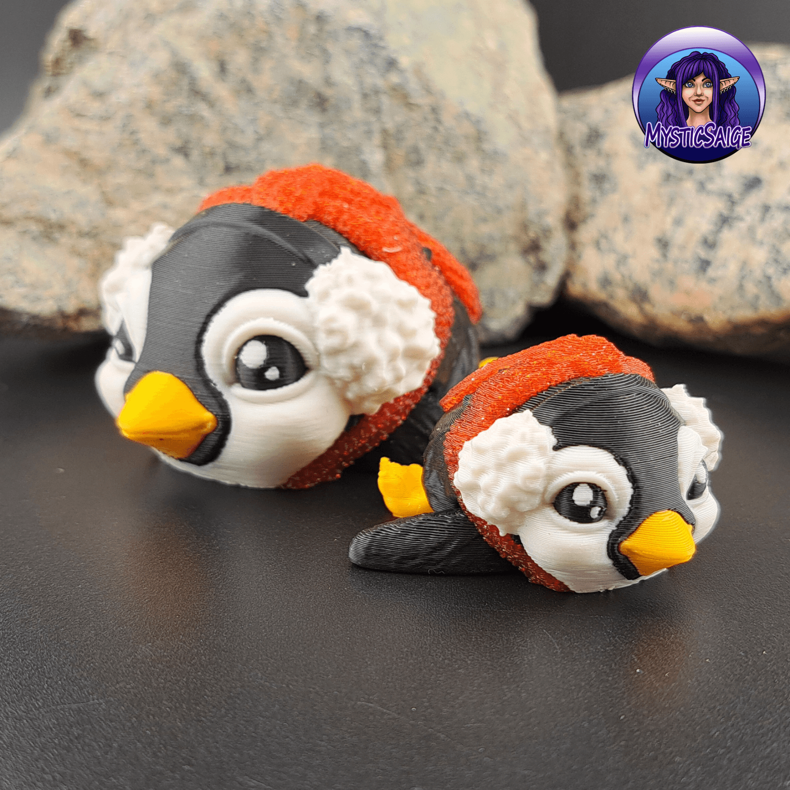 Winter Penguin Puffling - Extra Model 3d model