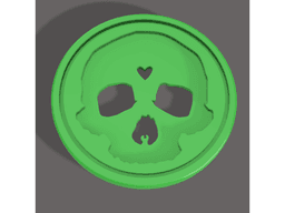 Carry the Skull Coin 3d model