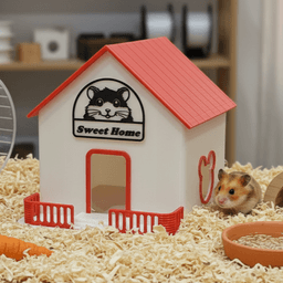 Ultimate Cute Hamster House Model 3d model