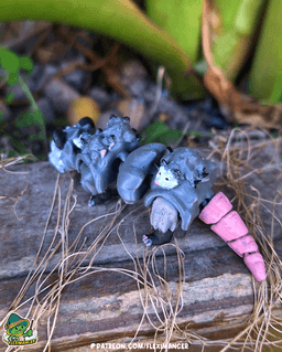 Possum | Flexi print-in-place + Keychain | Multicolor 3d model
