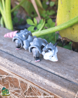 Possum | Flexi print-in-place + Keychain | Multicolor 3d model