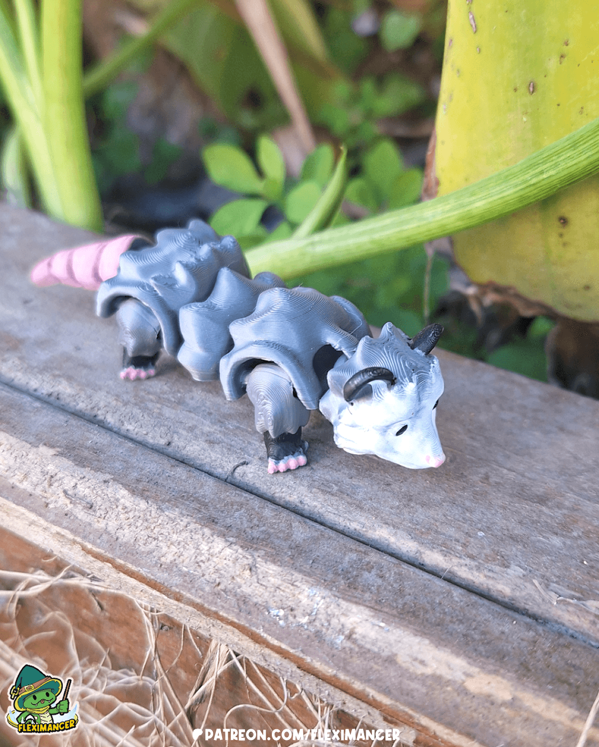 Possum | Flexi print-in-place + Keychain | Multicolor 3d model
