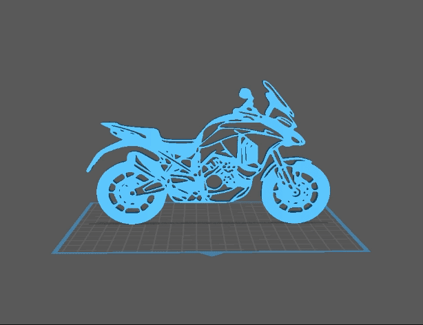 Ducati - Multistrada Wall Art 3d model