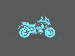 Ducati - Multistrada Wall Art 3d model