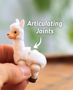 Lanky Llama - Articulated Fidget Llama - Ludo Animal 3d model