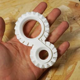 Fidget Herringbone Gears 3d model