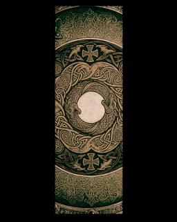 Celtic Dragon Knot Designs - Set of Bookmarks 3d model