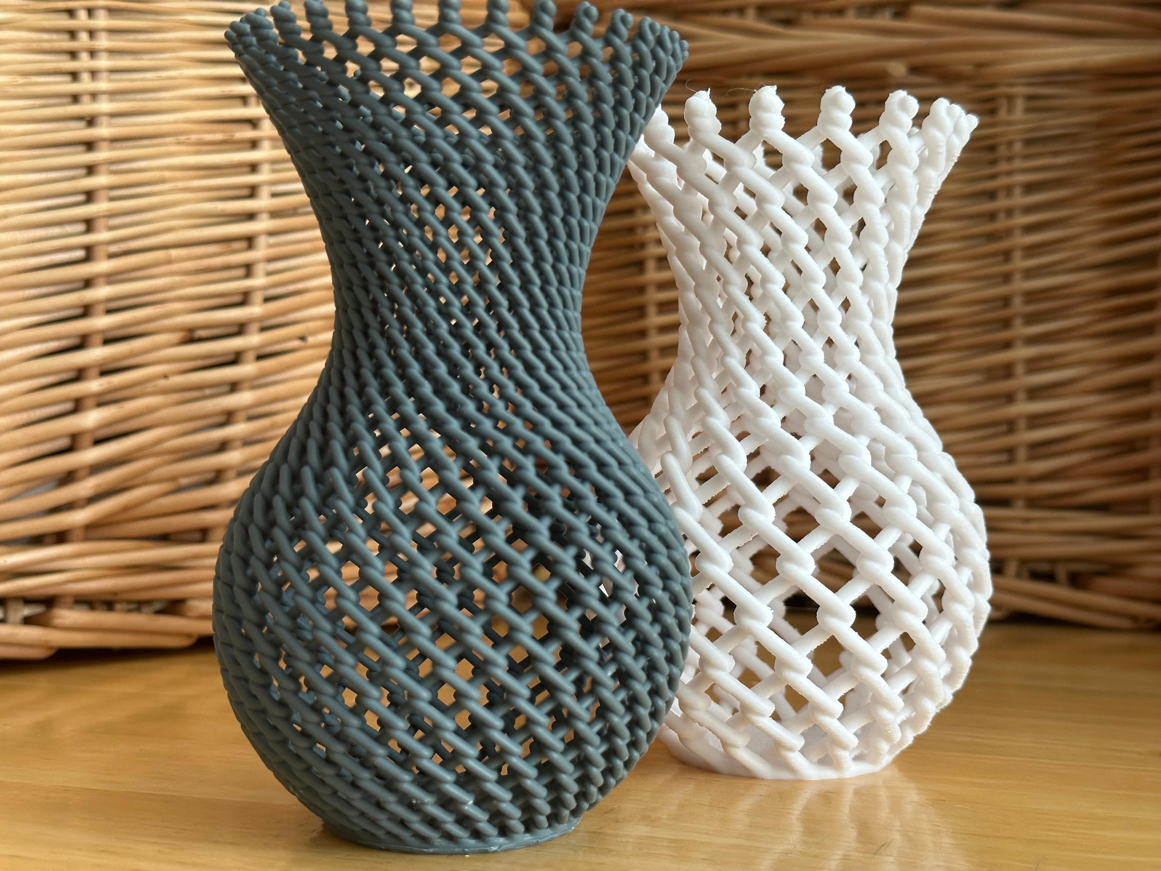 Round Chain Link Vase - FDM 3d model