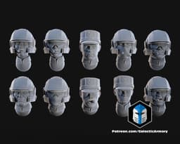 1:48 Scale Halo UNSC Marine Miniatures - 3D Print Files 3d model