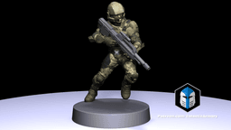 1:48 Scale Halo UNSC Marine Miniatures - 3D Print Files 3d model