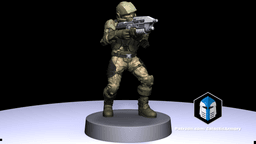 1:48 Scale Halo UNSC Marine Miniatures - 3D Print Files 3d model