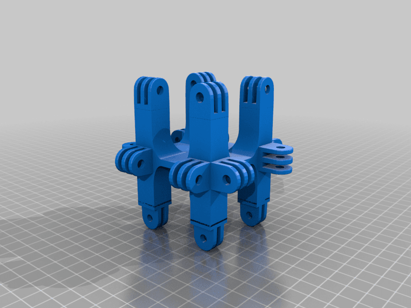 GoPro Multi-Adaptor 3d model