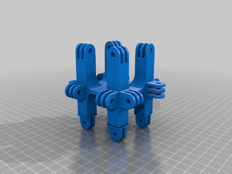 GoPro Multi-Adaptor 3d model