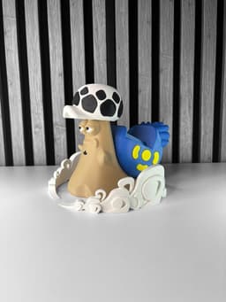 Universal Controller Stand - Inspired by Ace from One Piece - Fan Art 3d model