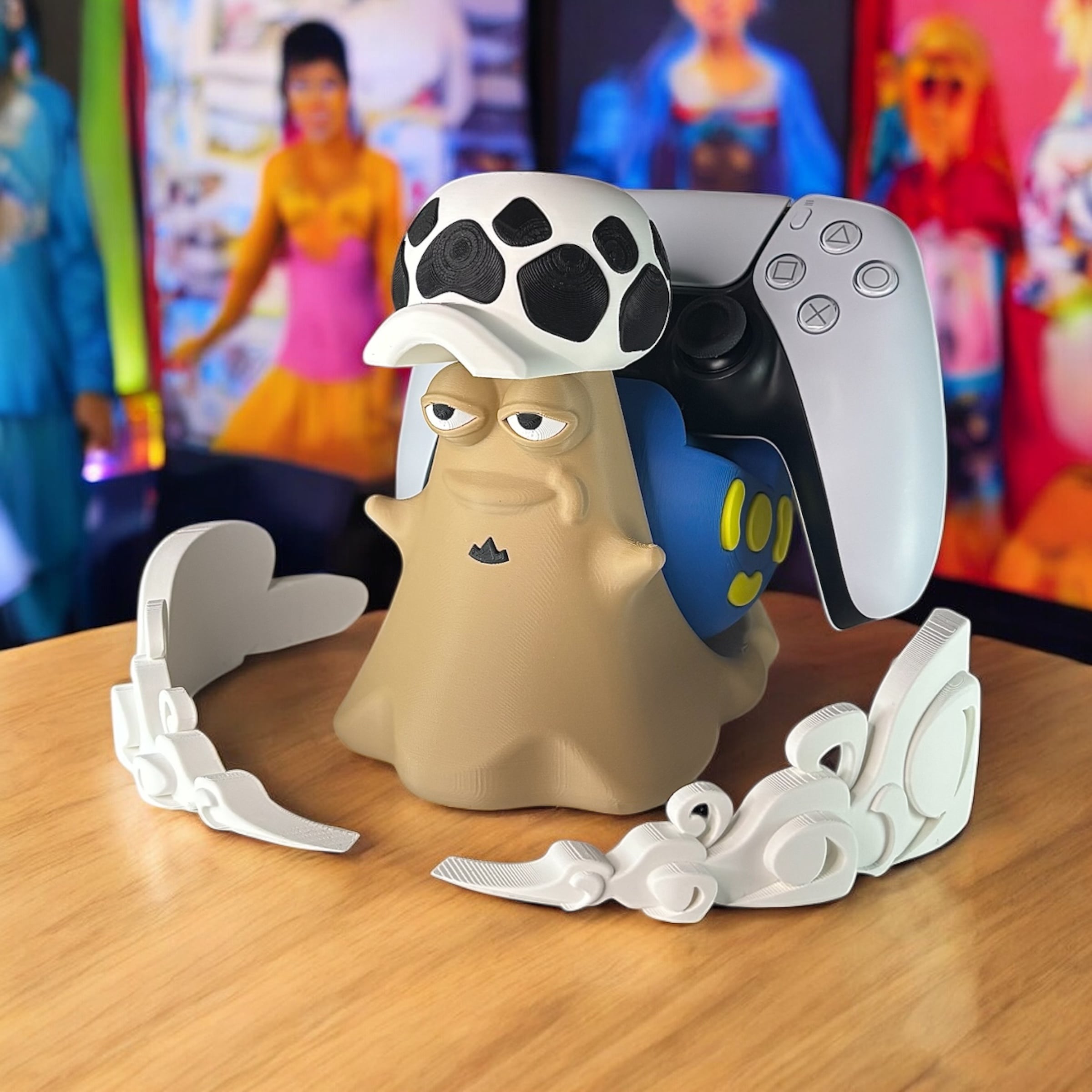 Universal Controller Stand - Inspired by Ace from One Piece - Fan Art 3d model