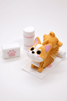 Kawaii Pet Playset Mini Props (Multicolor AMS) 3d model