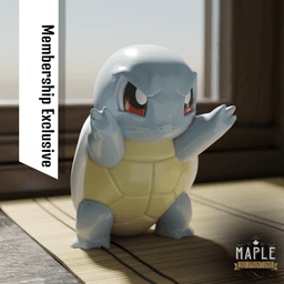 Window Squirtle - Pokemon 3d model