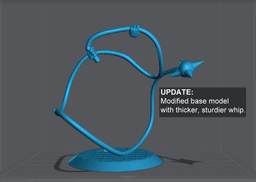 Tasque Manager - Deltarune 3D Printable STL Model 3d model